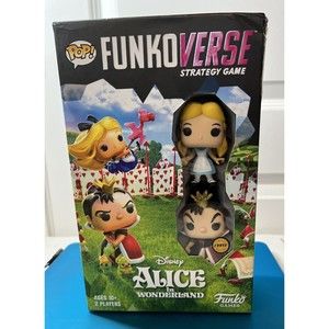 NIB Alice in Wonderland Funkoverse Strategy Game Funko Diamond Queen Disney